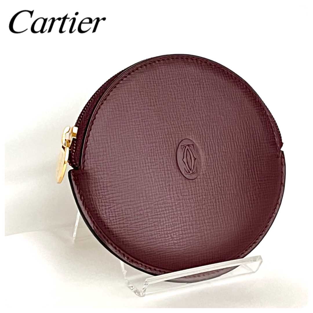 未使用品✨Cartier マストドゥ カルティエ ラウンド コインケース 極美品