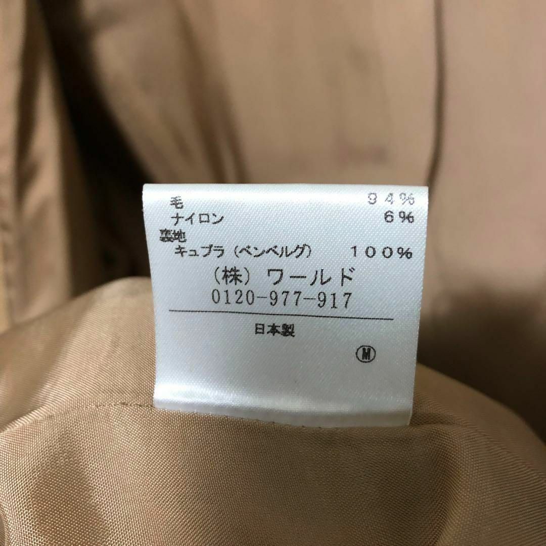 unaltd ウール フーデッドコート 日本製 ベージュ 茶 表記サイズ2