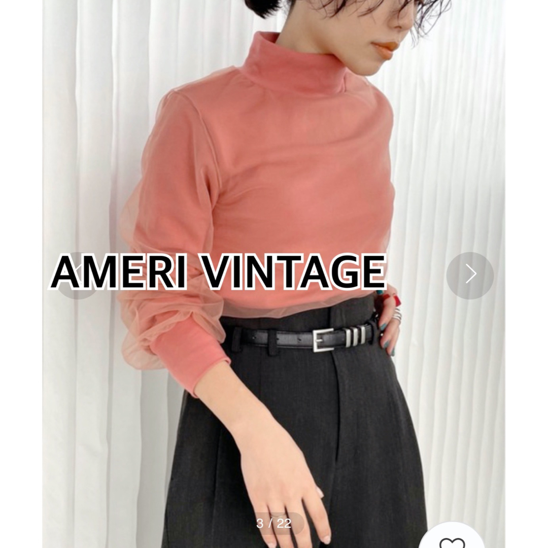 AMERI VINTAGEアメリヴィンテージ ハイネックシアースウェットトップス