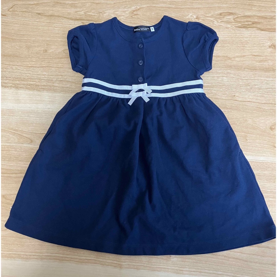 BeBe(ベベ)の BeBe 半袖ワンピース　 キッズ/ベビー/マタニティのキッズ服女の子用(90cm~)(ワンピース)の商品写真