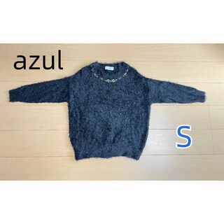 アズールバイマウジー(AZUL by moussy)のazul レディース　黒　ニット　セーター(ニット/セーター)