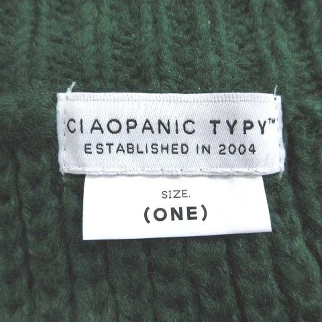 CIAOPANIC TYPY(チャオパニックティピー)のチャオパニック ティピー ドルマンニット セーター 長袖 ONE 緑 ■MO レディースのトップス(ニット/セーター)の商品写真
