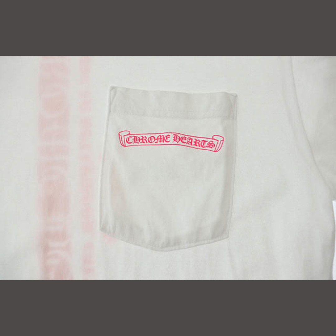 Chrome Hearts - クロムハーツ ネオン ピンク ストライプ ロゴ 半袖 T