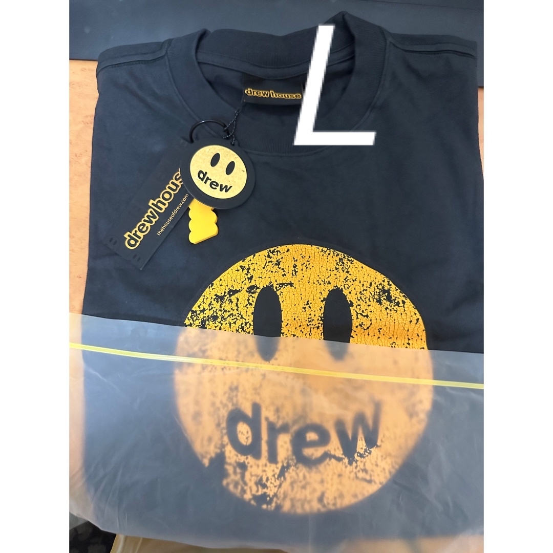 drew house(ドリューハウス)のDrew House  半袖Tシャツ　Lサイズ　ブラック メンズのトップス(Tシャツ/カットソー(半袖/袖なし))の商品写真