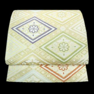 極上の生糸【小石丸】 高貴な彩り【貝紫】 上品に華やぐ【有職文様】 美品の袋帯