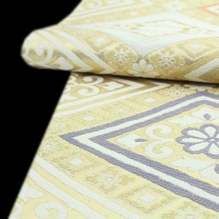 極上の生糸【小石丸】 高貴な彩り【貝紫】 上品に華やぐ【有職文様】 美品の袋帯