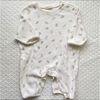 ジェラートピケ(gelato pique)のmonmimi モンミミbear C of waffle coverall M(ロンパース)