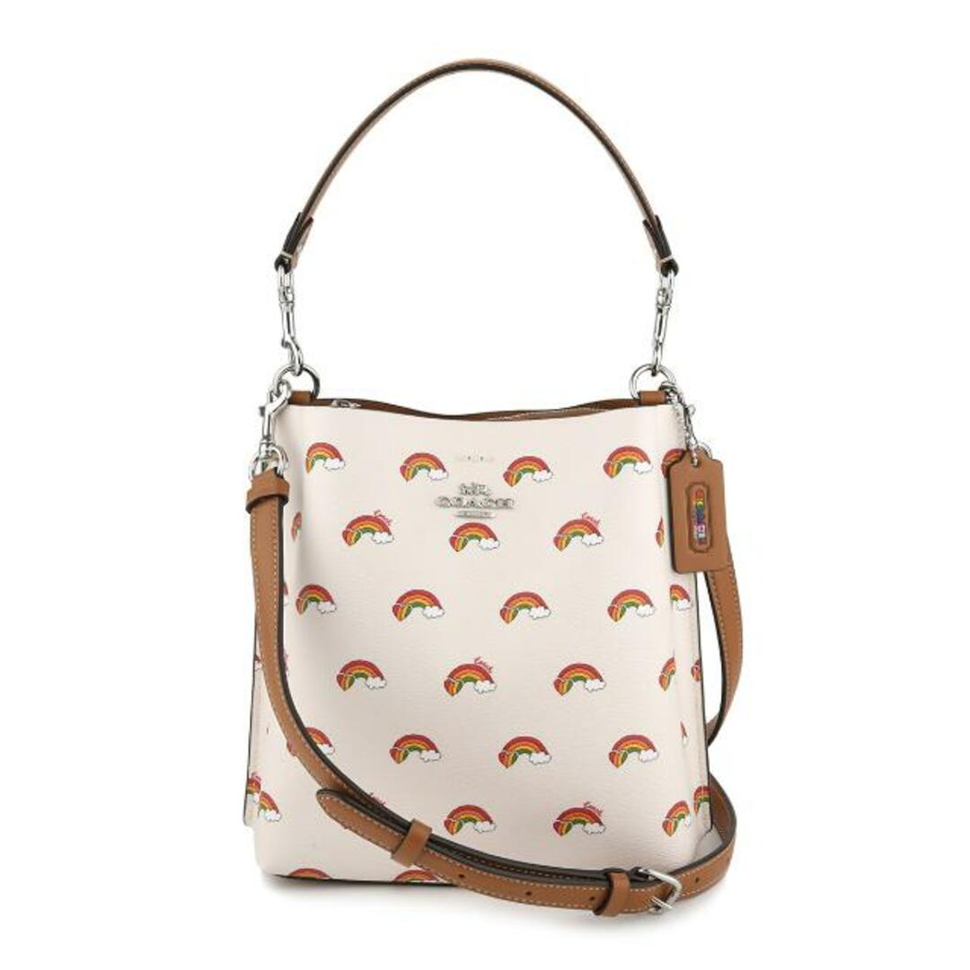 COACH(コーチ)の新品 コーチ COACH ハンドバッグ BUCKET BAG 22 WITH RAINBOW PRINT チョークマルチ レディースのバッグ(ハンドバッグ)の商品写真