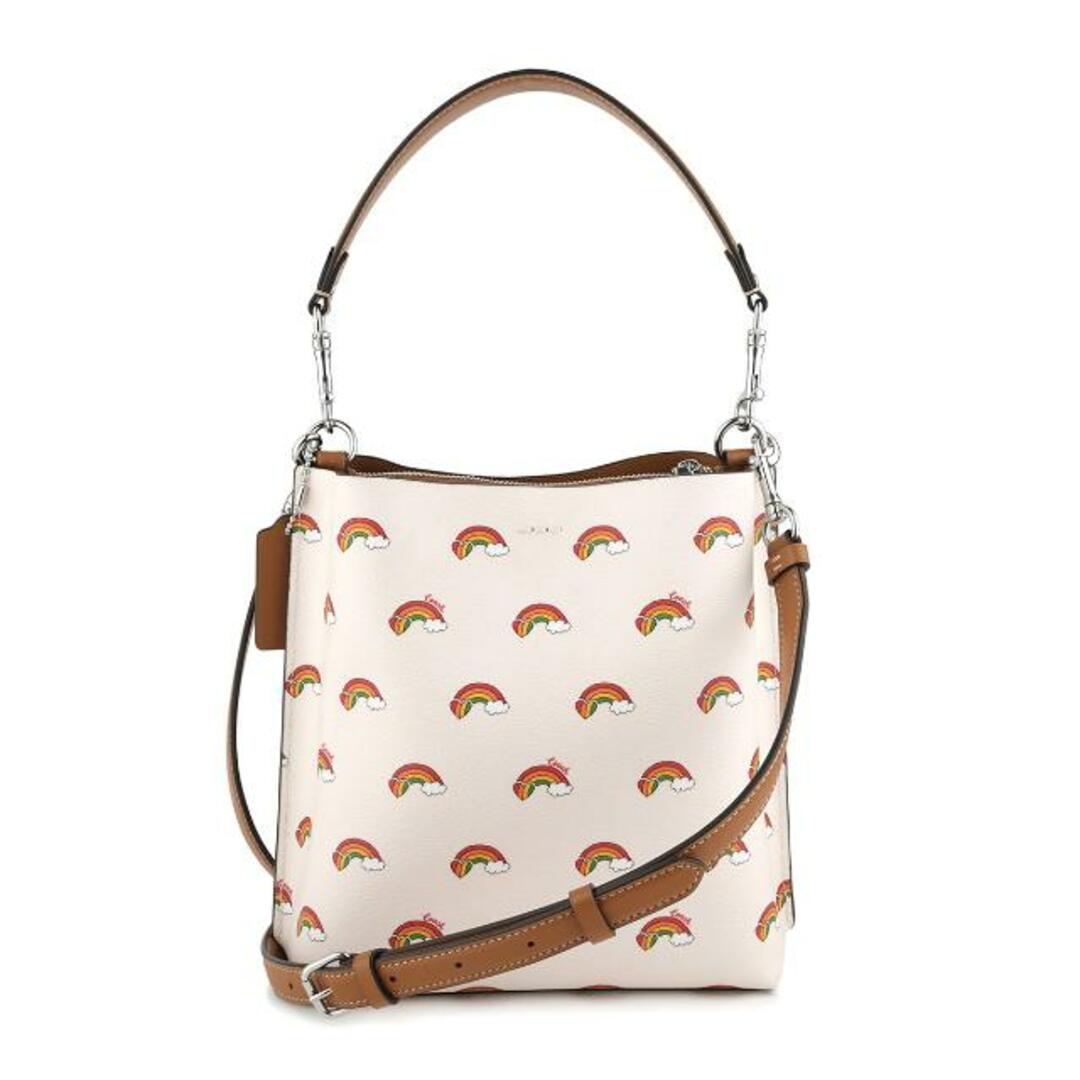 COACH(コーチ)の新品 コーチ COACH ハンドバッグ BUCKET BAG 22 WITH RAINBOW PRINT チョークマルチ レディースのバッグ(ハンドバッグ)の商品写真