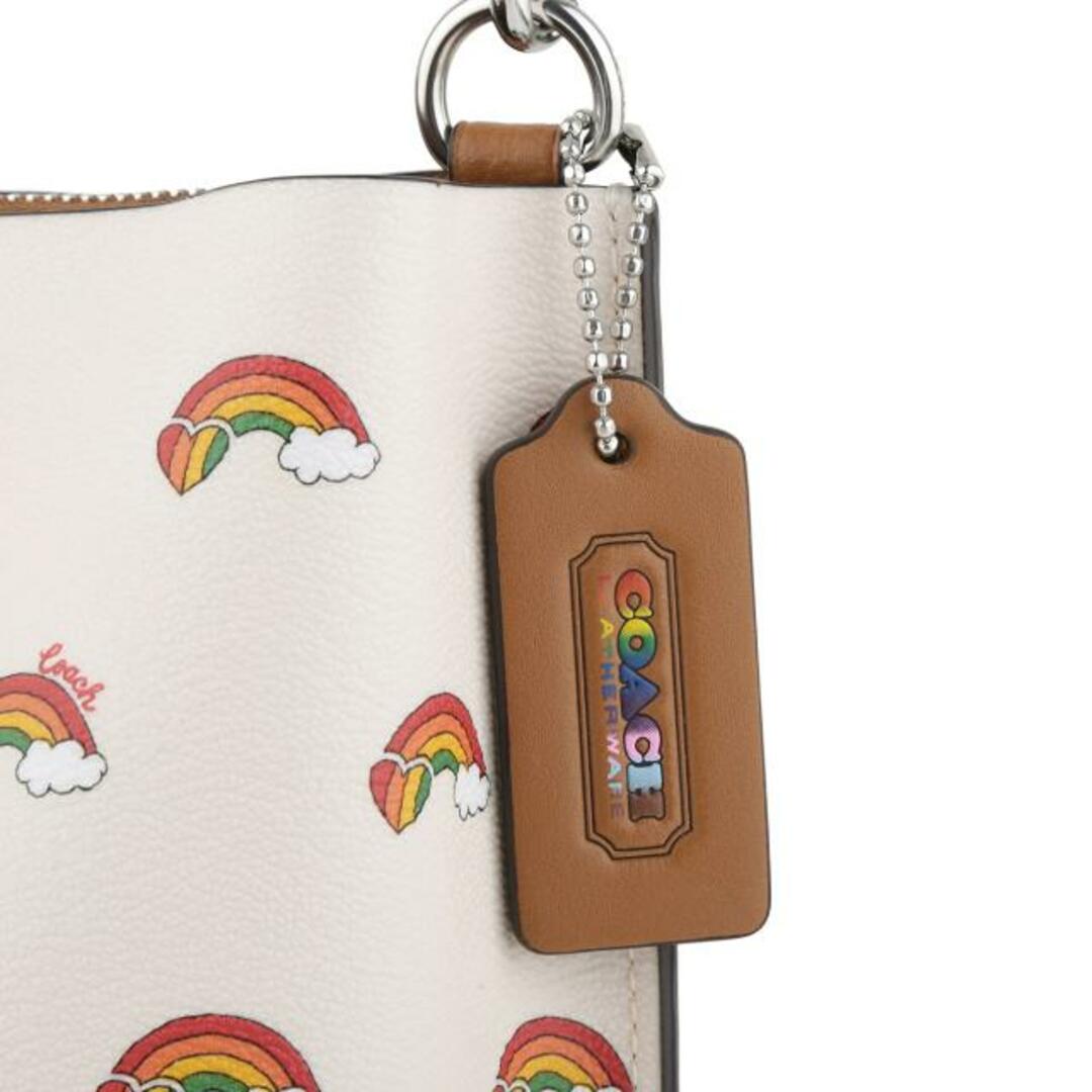 新品 コーチ COACH ハンドバッグ BUCKET BAG 22 WITH RAINBOW PRINT チョークマルチ