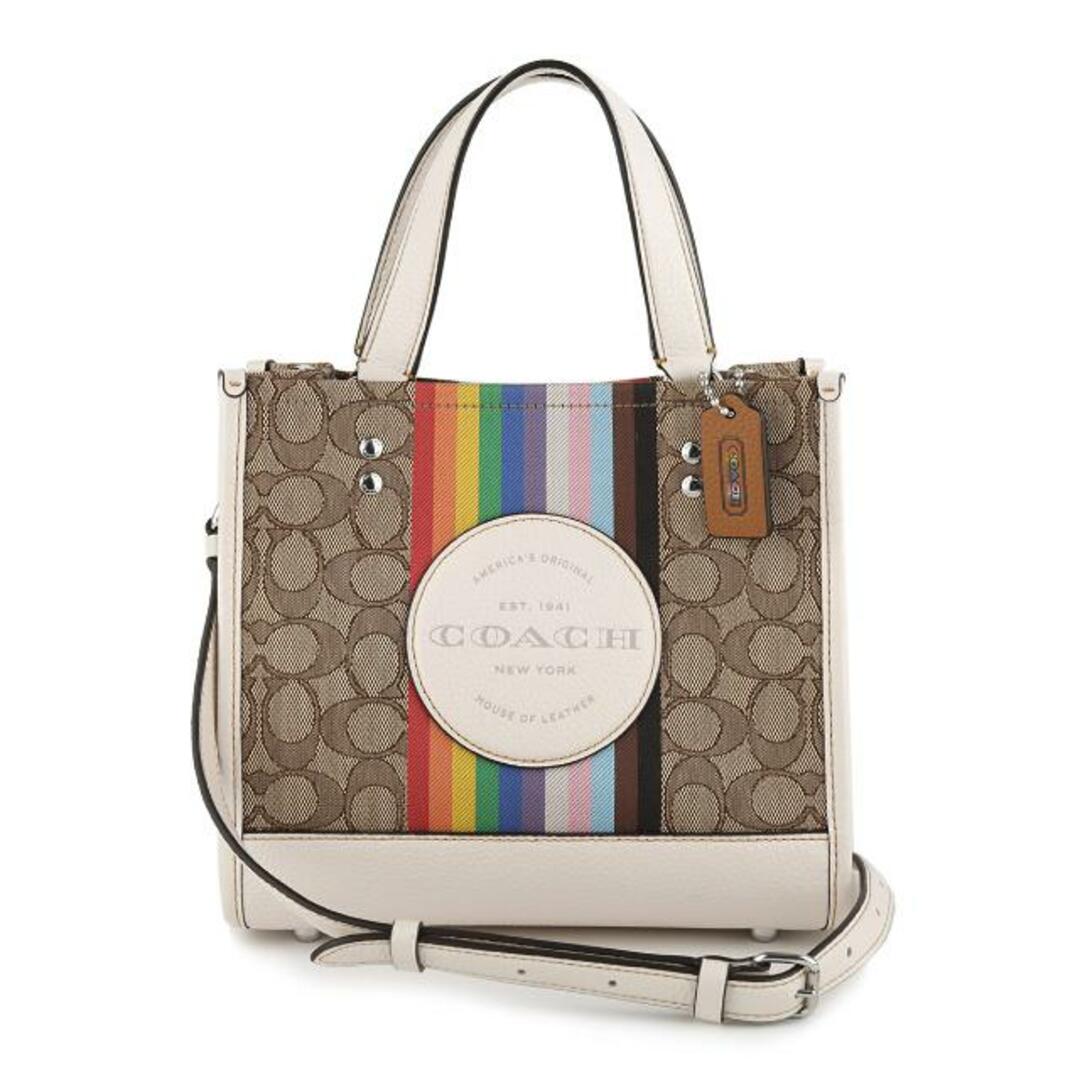 新品 コーチ COACH トートバッグ デンプシー トート 22 カーキマルチ-