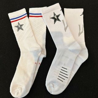 ジョーダン(Jordan Brand（NIKE）)のNIKE NBA　CREW SOCKS オールスター バスケット　ソックス　二足(ソックス)