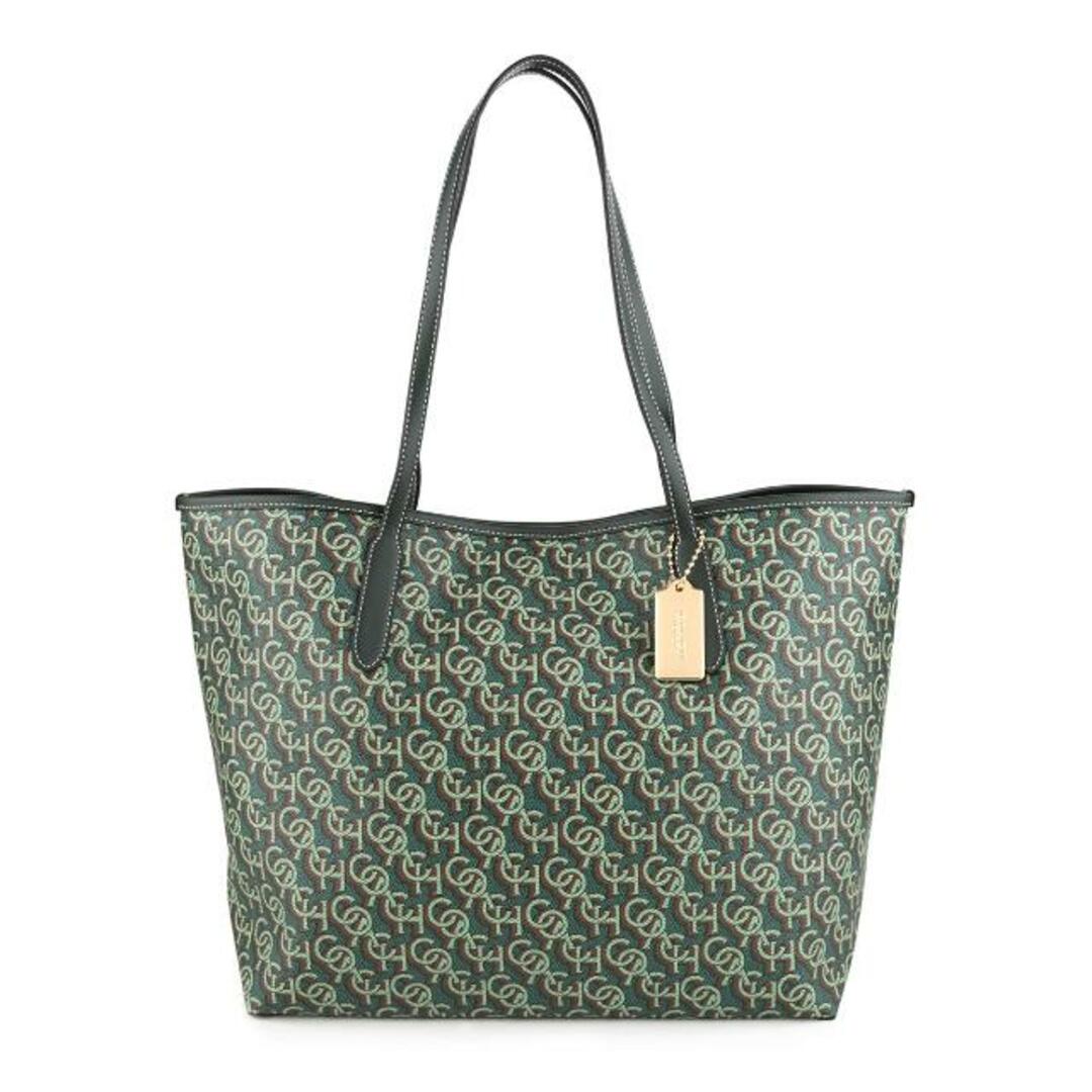 新品 コーチ COACH トートバッグ シティ トート グリーン | フリマアプリ ラクマ