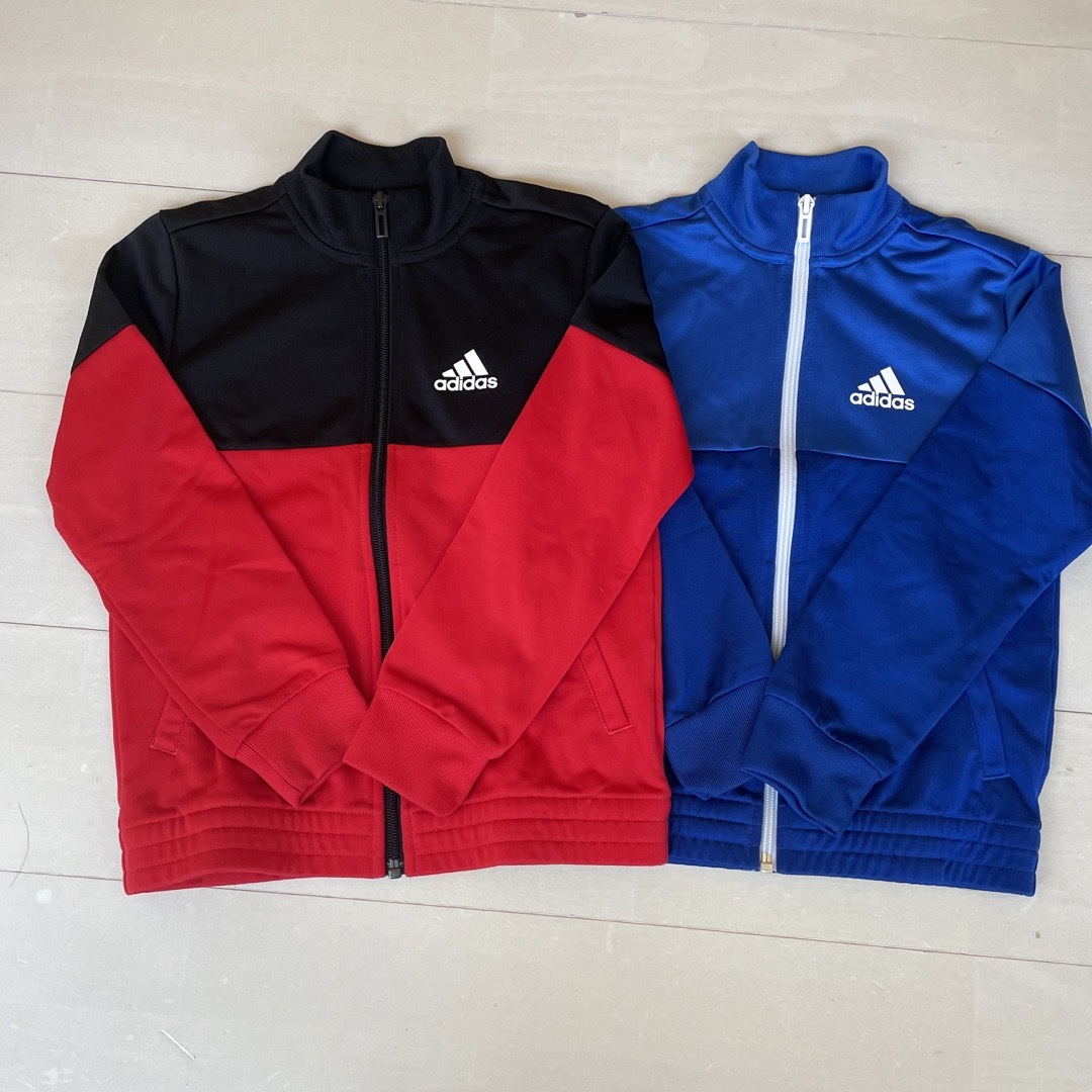 adidas - みかん3407様専用 adidas ジャージ上着 120 レッド&ブルー