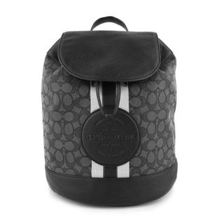 コーチ(COACH)の新品 コーチ COACH リュックサック DEMPSEY DRAWSTRING BACKPACK ブラック/スモーク ブラック(リュック/バックパック)