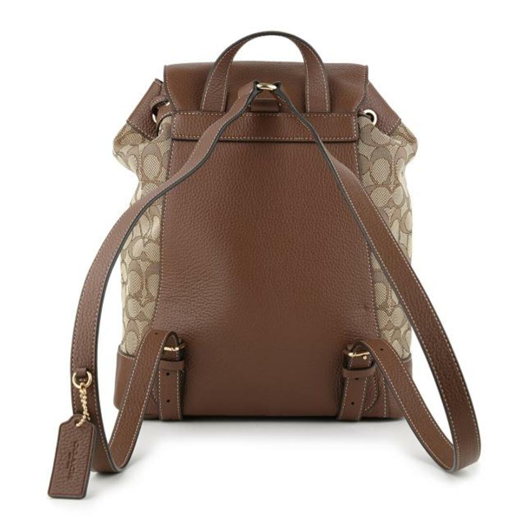 COACH(コーチ)の新品 コーチ COACH リュックサック DEMPSEY DRAWSTRING BACKPACK カーキサドルマルチ レディースのバッグ(リュック/バックパック)の商品写真