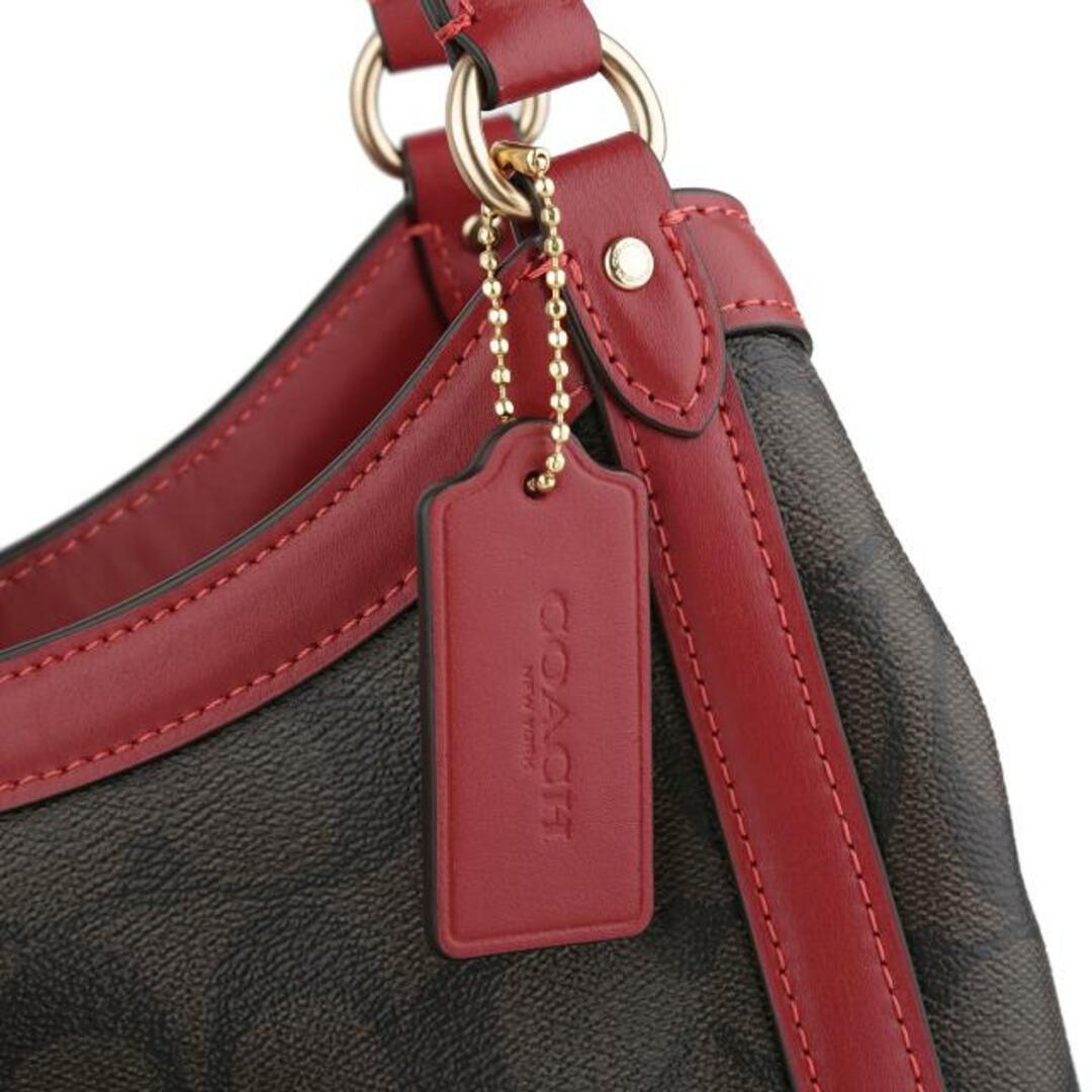 COACH(コーチ)の新品 コーチ COACH ショルダーバッグ KRISTY SHOULDER BAG ブラウン/レッド レディースのバッグ(ショルダーバッグ)の商品写真