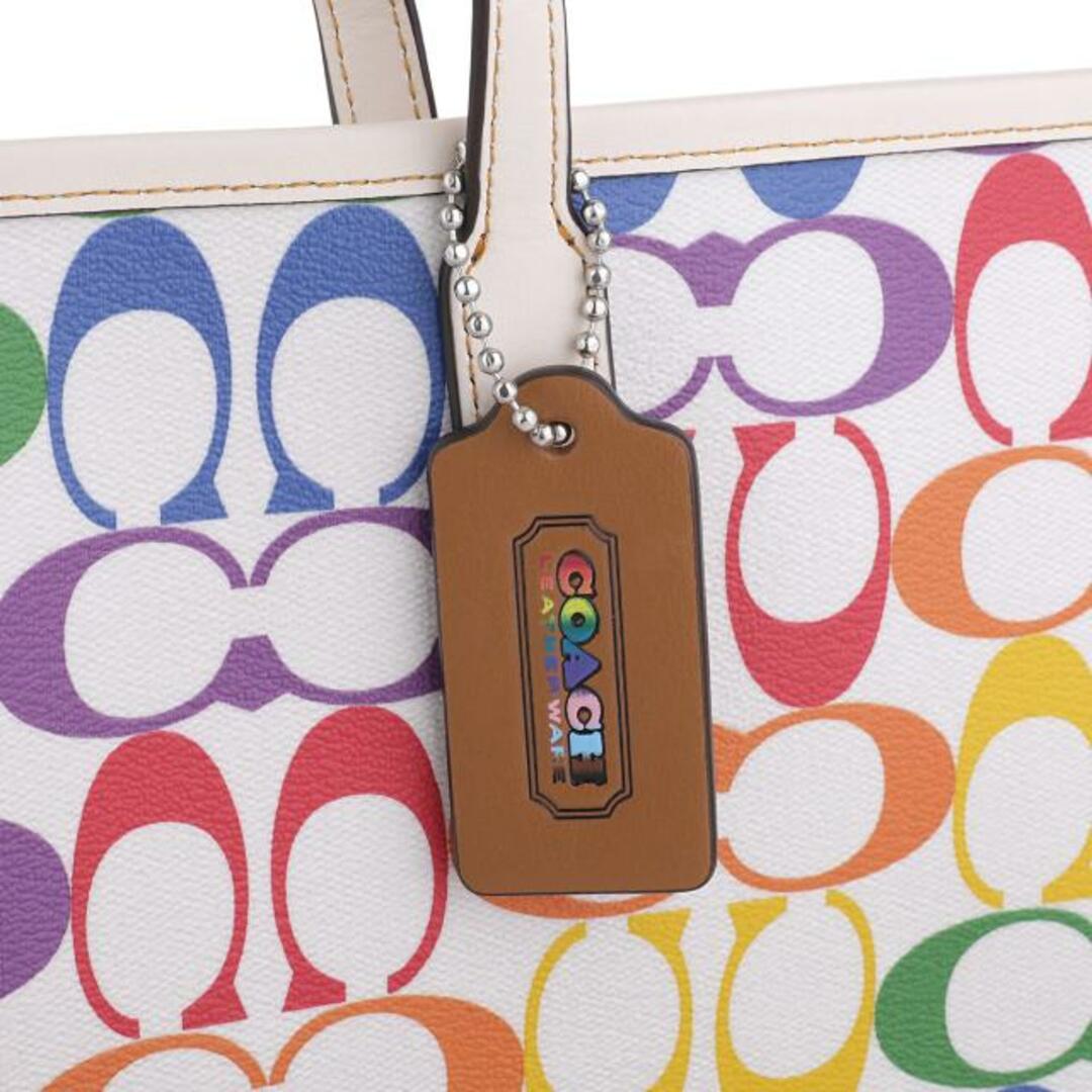 新品 コーチ COACH トートバッグ シティー トート チョークマルチ