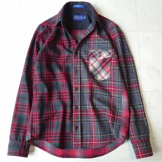 【激レア】PENDLETON 切り替えチェック クレイジーパターン ウールシャツ