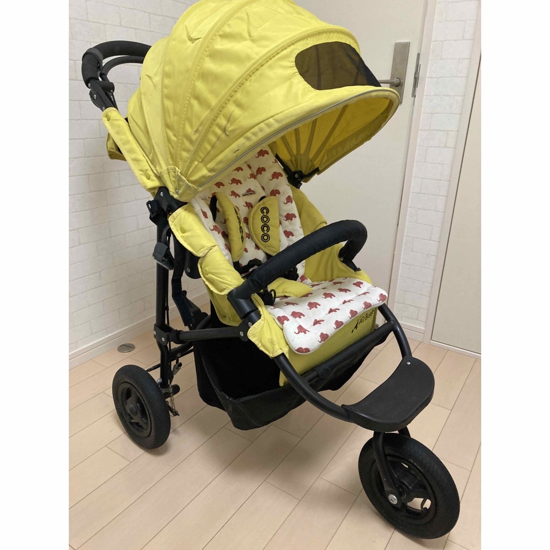 AIRBUGGY - エアバギー 3輪ベビーカー バギー ココブレーキ イエロー