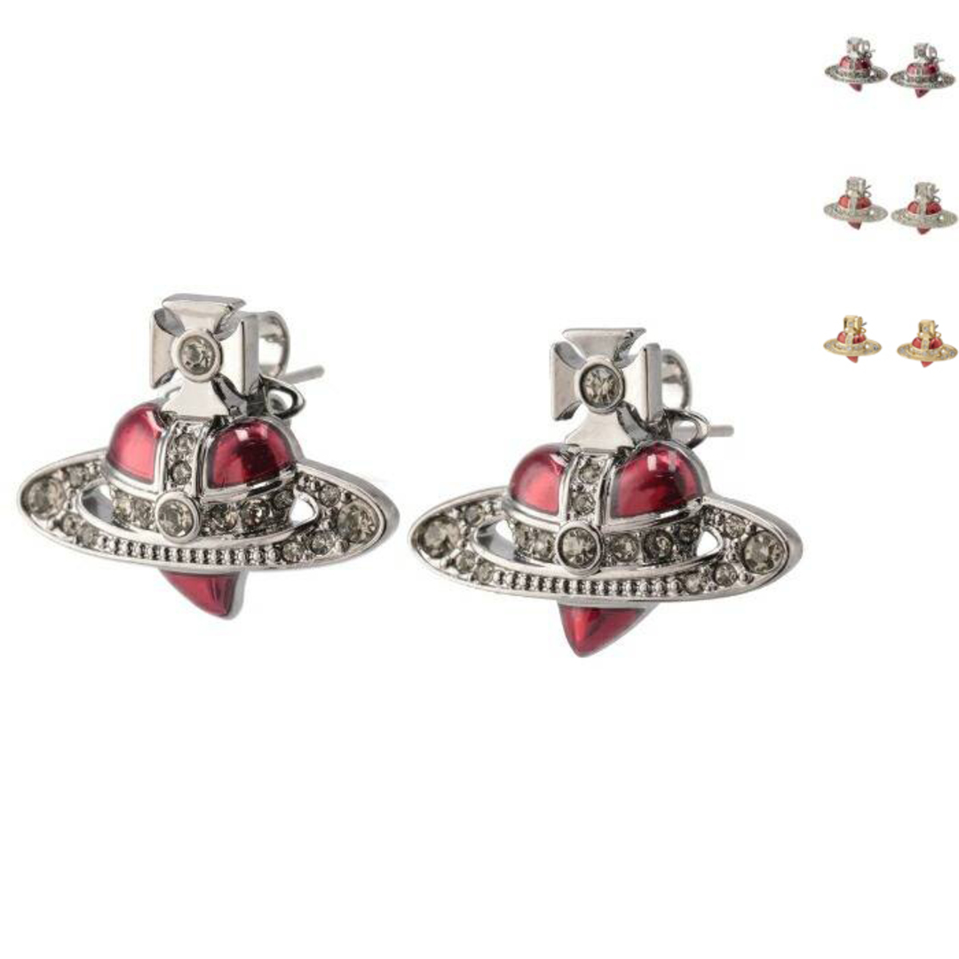 ヴィヴィアン ウエストウッド VIVIENNE WESTWOOD ピアス NEW DIAMANTE HEART マティス ハートモチーフ スタッドピアス オーブ 2023年秋冬新作 6201033K 0050 | フリマアプリ ラクマ