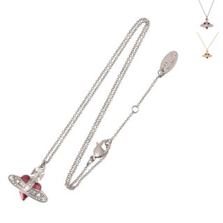 ヴィヴィアンウエストウッド(Vivienne Westwood)のヴィヴィアン ウエストウッド VIVIENNE WESTWOOD ネックレス NEW DIAMANTE HEART マティス ハートモチーフ ペンダント オーブ 2023年秋冬新作 630203BM 0050 (ネックレス)