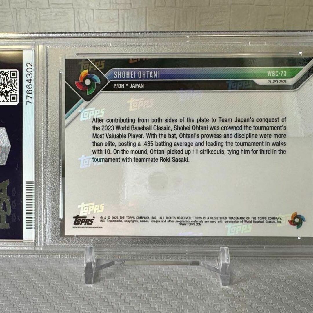 PSA 10 Topps Now 大谷翔平　ALL WBC TEAM