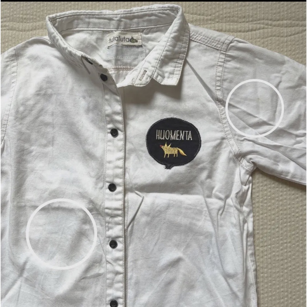 futafuta(フタフタ)のfutafuta カッターシャツ デザインシャツ キッズ/ベビー/マタニティのキッズ服男の子用(90cm~)(ブラウス)の商品写真