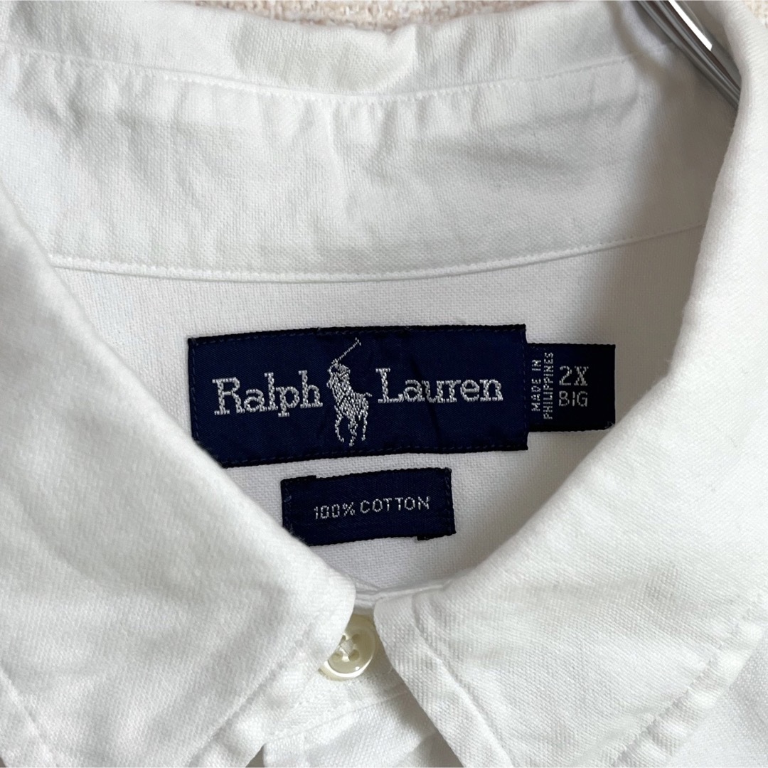 Ralph Lauren - ラルフローレン BDシャツ ホワイト マルチポニー刺繍