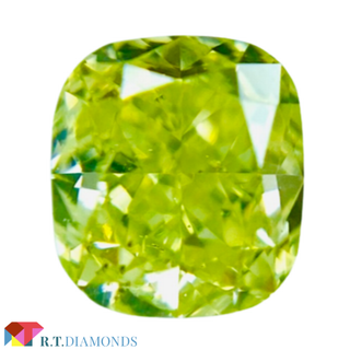 FANCY INTENSE GREEN YELLOW 0.267ct X(その他)