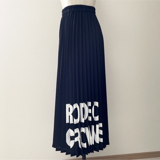ロデオクラウンズ(RODEO CROWNS)の試着のみ　ロデオクラウンズ　サイドロゴ　プリーツスカート(ロングスカート)