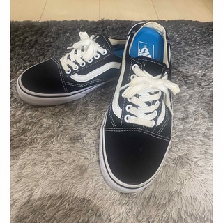 ヴァンズ(VANS)のvans スリッポン　スニーカー　黒(スニーカー)