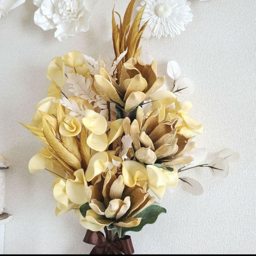 ブーケNo.486 フラワー ウェディングブーケ 結婚式 造花 インテリア 花束