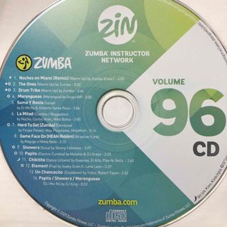 ズンバ(Zumba)のズンバ　ZIN96  CD(クラブ/ダンス)