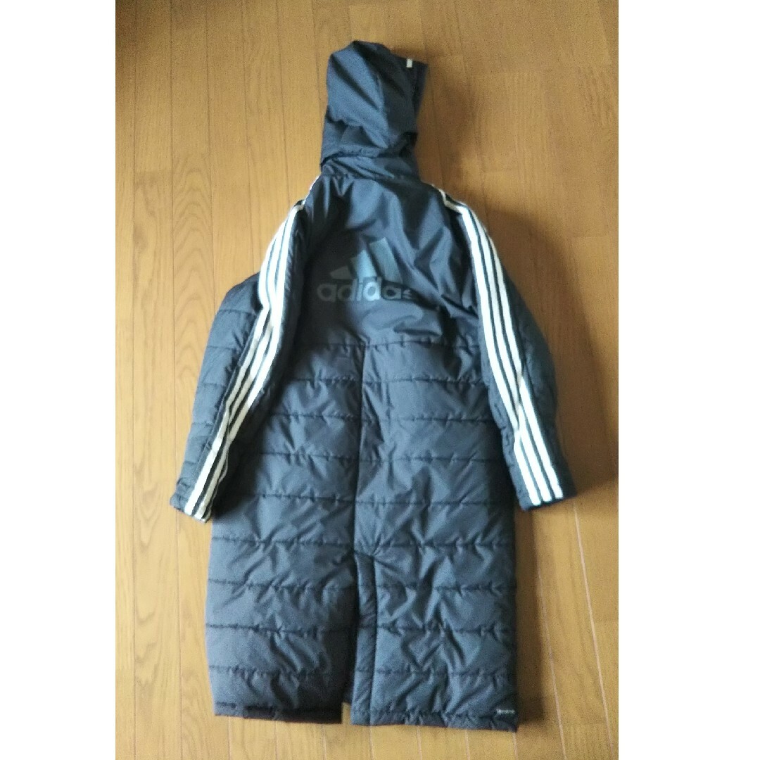 adidas(アディダス)のadidas ジュニア ベンチコート 160cm キッズ/ベビー/マタニティのキッズ服男の子用(90cm~)(コート)の商品写真