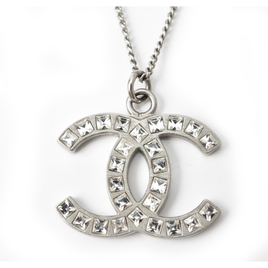 CHANEL】シャネル ペンダント ネックレス CCマーク×ラインストーン ...