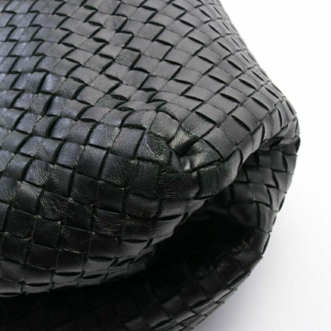 Bottega Veneta(ボッテガヴェネタ)のイントレチャート ラージ ショルダーバッグ トートバッグ レザー ブラック レディースのバッグ(トートバッグ)の商品写真