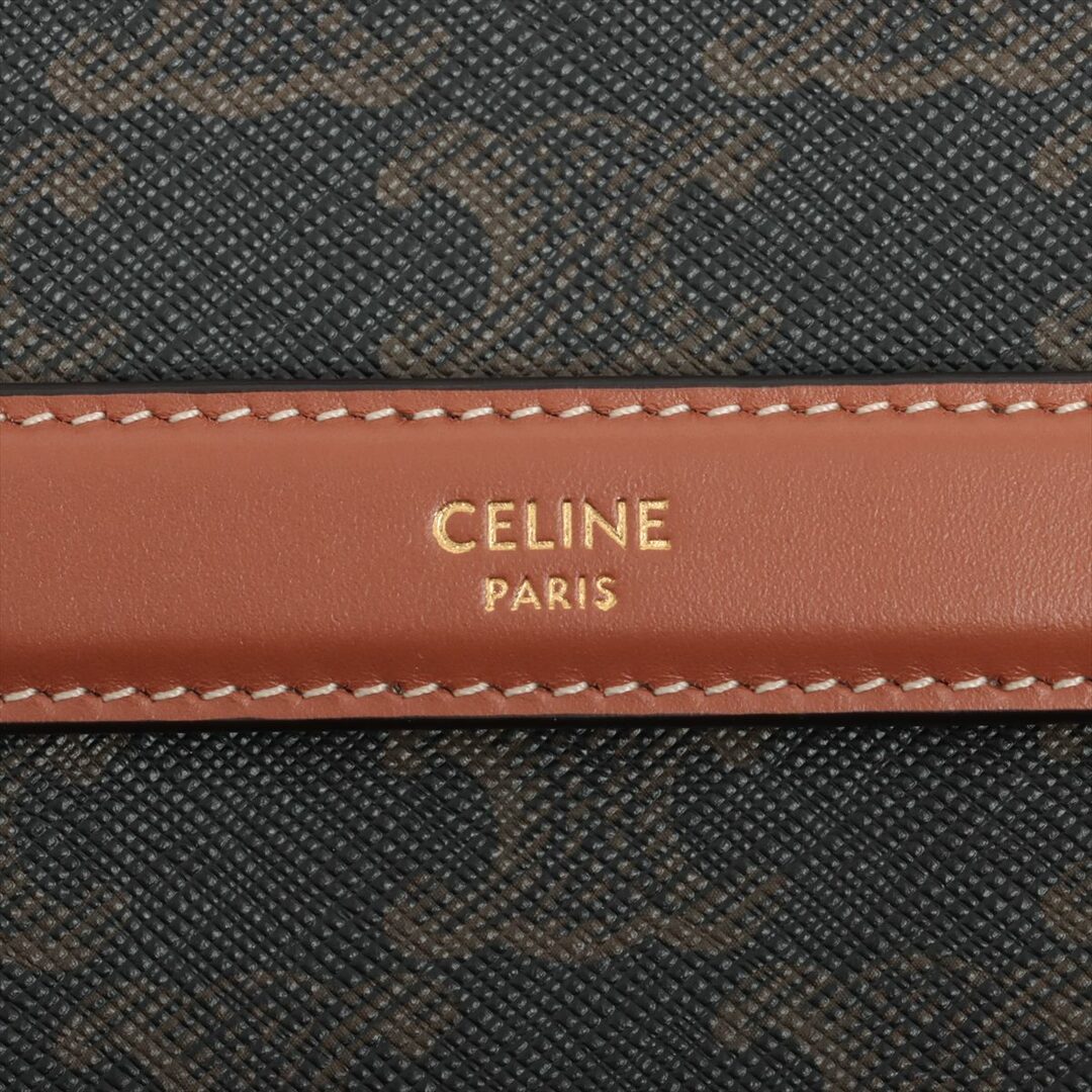 celine(セリーヌ)のセリーヌ トリオンフ PVC×レザー  ブラウン メンズ その他小物 レディースのファッション小物(その他)の商品写真