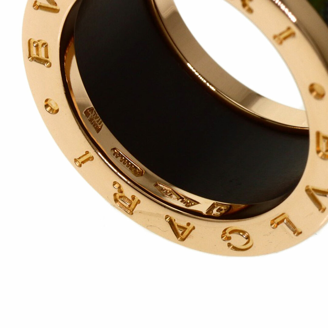 BVLGARI(ブルガリ)のBVLGARI B-zero1 ビーゼロワン ボーエナイトグリーン 4バンド #51 リング・指輪 K18PG レディース レディースのアクセサリー(リング(指輪))の商品写真