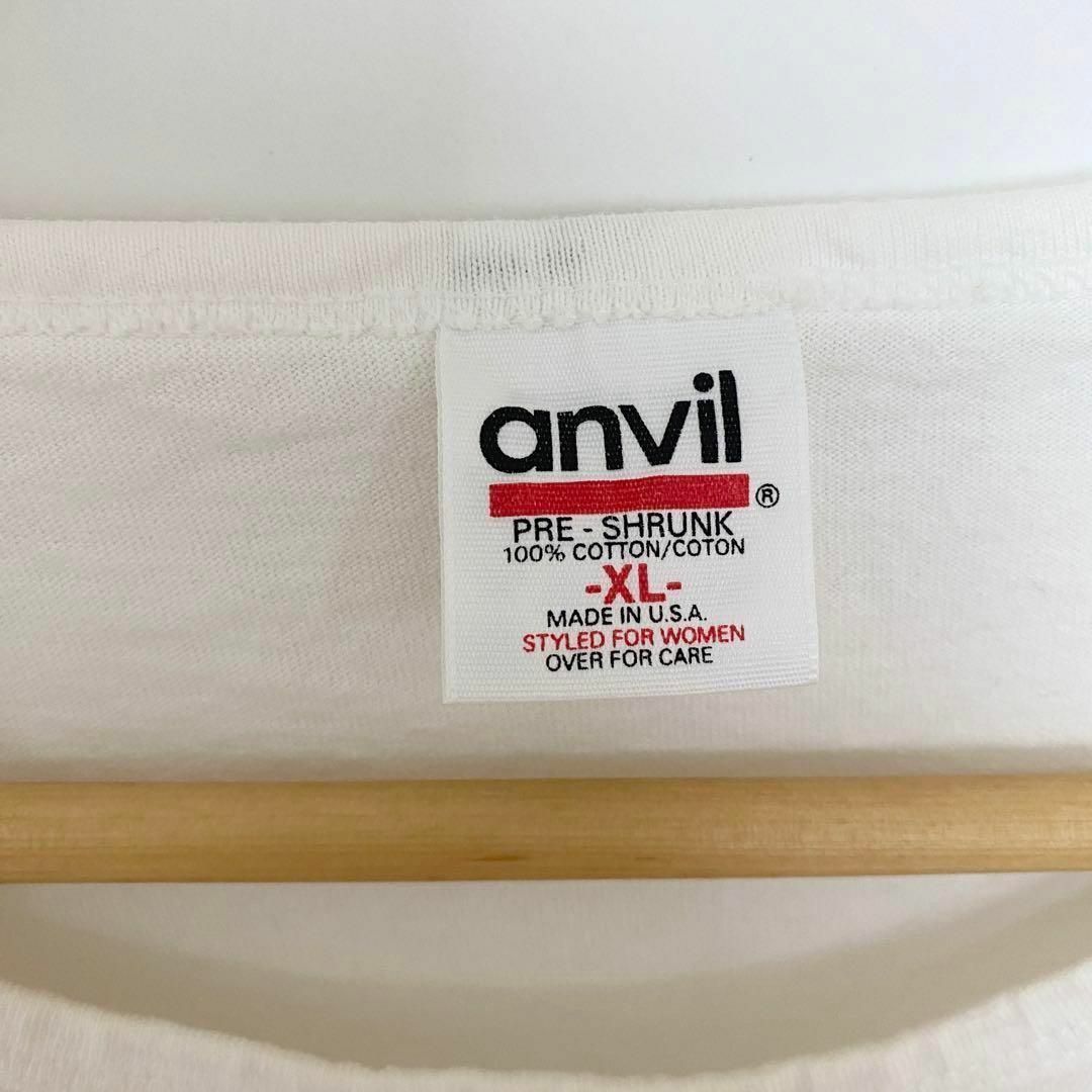 anvil  90s  USA製　ビンテージ　刺繍　Tシャツ　半袖 4