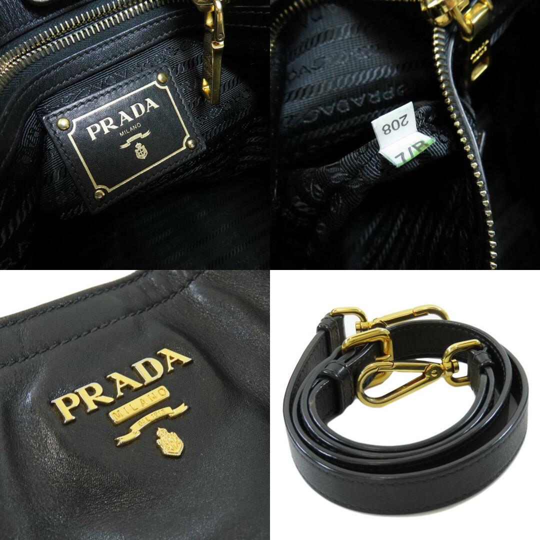 PRADA BN2534 2WAY ロゴプレート トートバッグ カーフ レディース 3