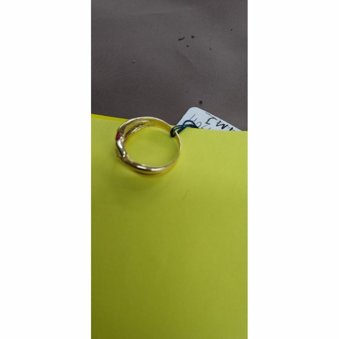 K18ピンクトルマリンダイヤファッションリング☆ レディースのアクセサリー(リング(指輪))の商品写真