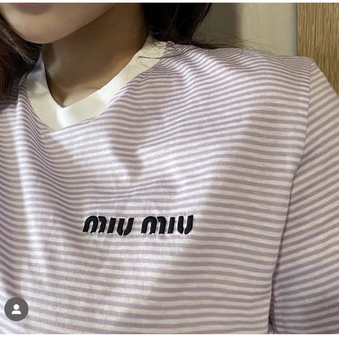 ☆美品 miumiu ミュウミュウ Tシャツ - Tシャツ(半袖/袖なし)