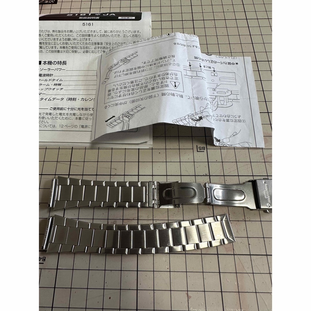 CASIO(カシオ)のCASIO ウェーブセプター5161用ベルト メンズの時計(金属ベルト)の商品写真