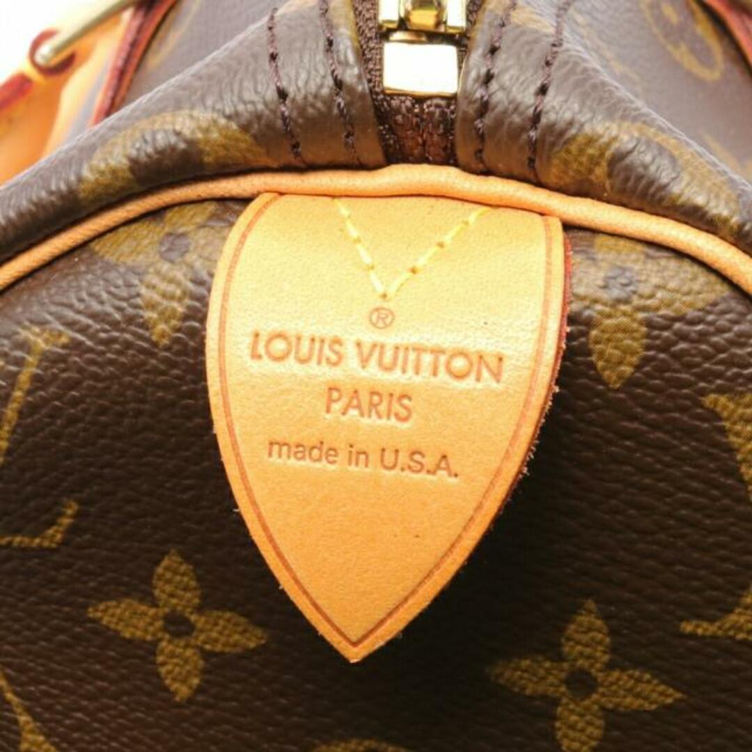 LOUIS VUITTON(ルイヴィトン)のスピーディ30 モノグラム ハンドバッグ PVC レザー ブラウン レディースのバッグ(ハンドバッグ)の商品写真