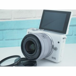 キヤノン(Canon)の❤️美品❤️Wi-Fi❤️CANON EOS M10❤️高画質 自撮り ❤️(ミラーレス一眼)