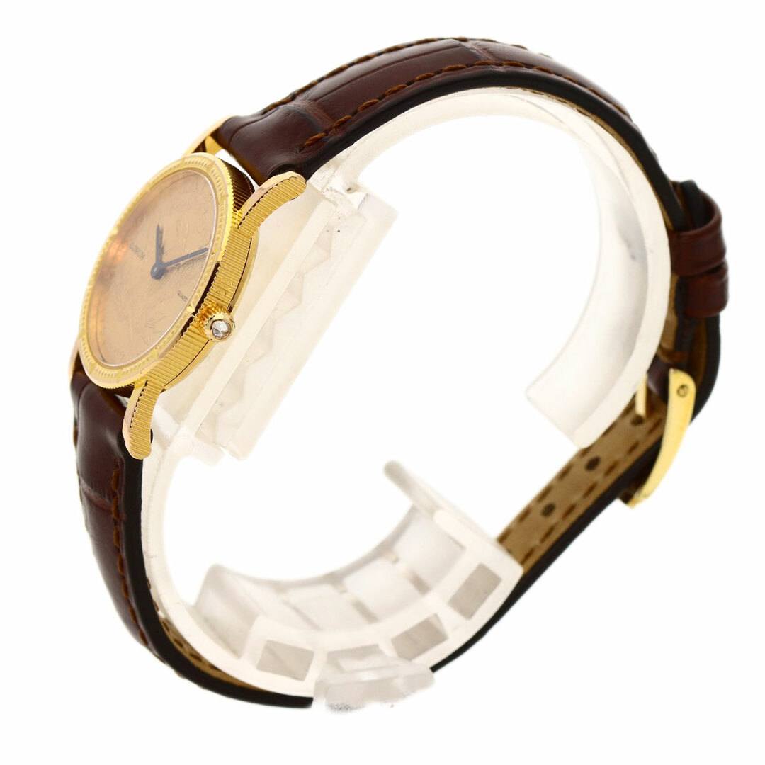 CORUM(コルム)のCORUM コインウォッチ 腕時計 K18YG クロコダイル レディース レディースのファッション小物(腕時計)の商品写真