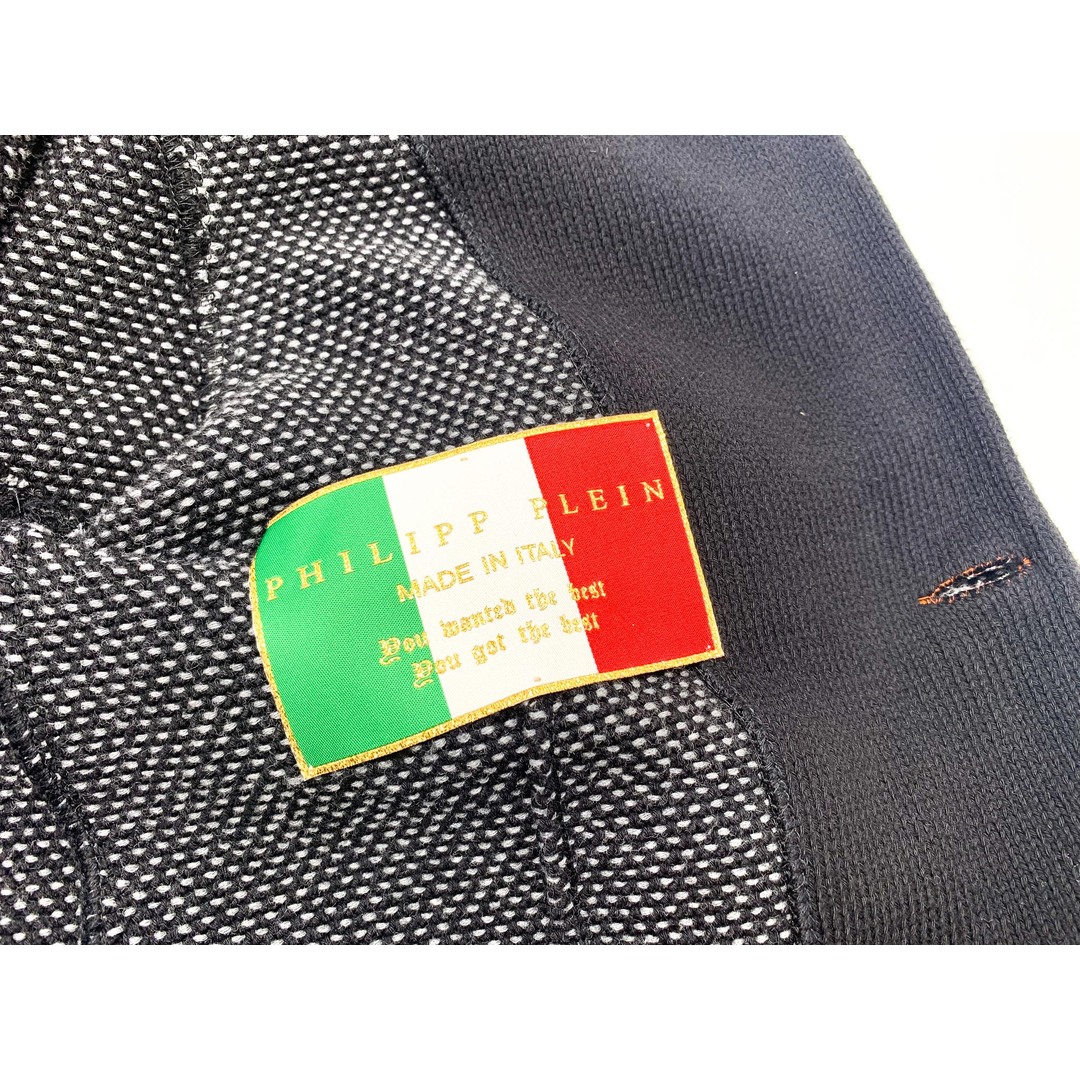 PHILIPP PLEIN フィリッププレイン スカル柄 コットン ジャケット アウター メンズ 服 アパレル Mサイズ