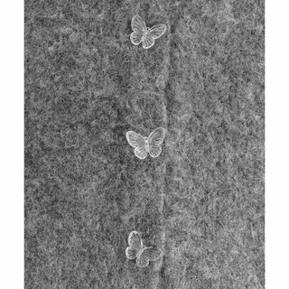 ScoLar - スカラー133643：ふわふわボリューム 蝶釦カーディガンの通販