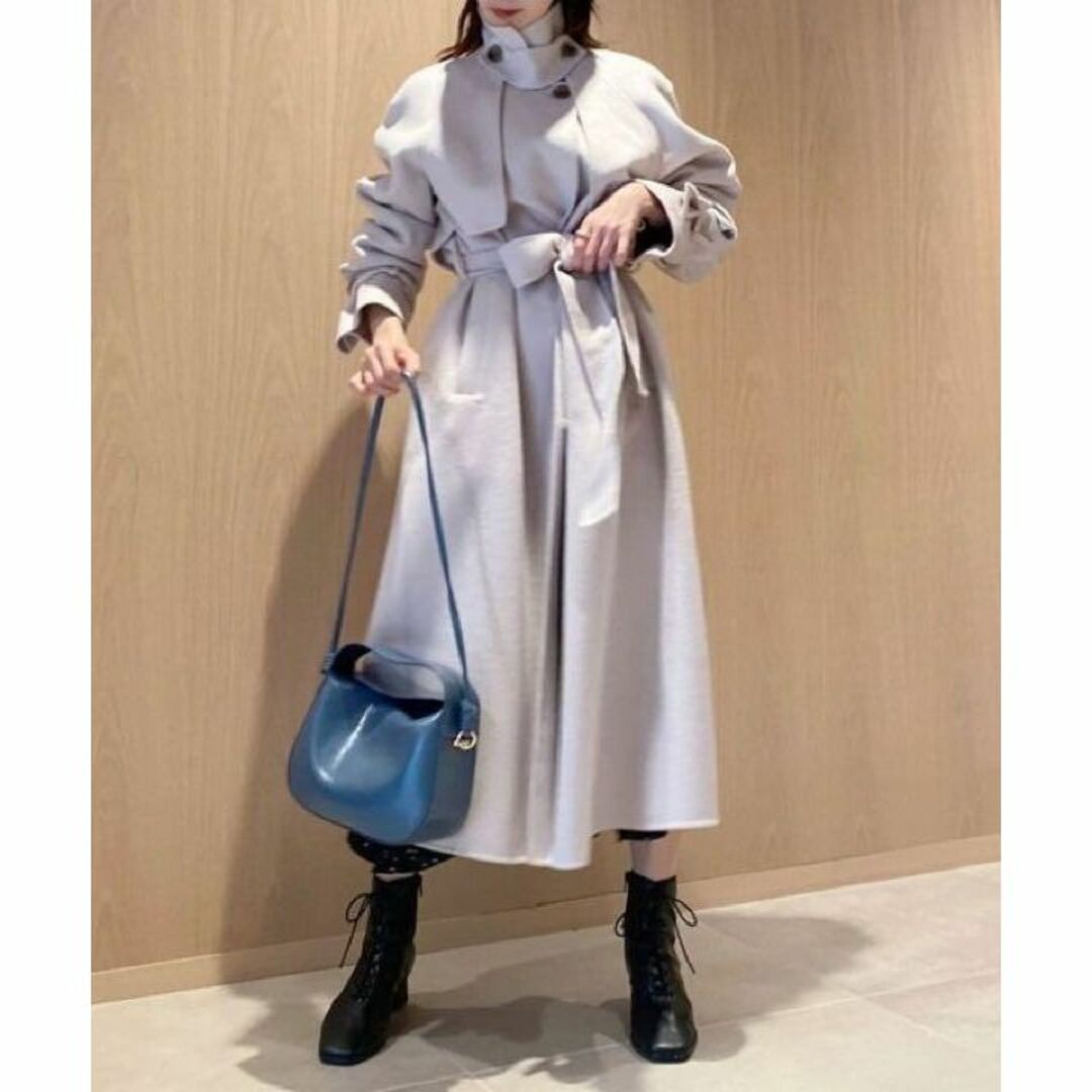 SNIDEL - SNIDEL スナイデル ウロコカシミアスタンドカラーコート O